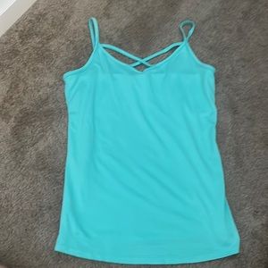 Teal tank top